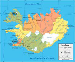 Iceland is known for its beautiful landscapes made up of ice and fire. Iceland Map And Satellite Image