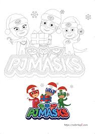 Imprimer image noir&blanc, coloriez ce dessin artherapie anti stress et relaxez. Coloriage Pyjamasque Noel Coloriage Gratuit A Imprimer Dessin 2021