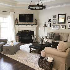 20 Popular And Attractive Farmhouse Living Room Designs To Entice Your Guests Comfy Living Room Decor Living Room Corner Corner Fireplace Living Room