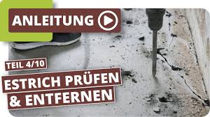 Estriche Verbinden Boden Nach Einem Wanddurchbruch Verbinden Youtube