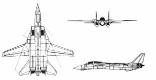Blueprints Modern Airplanes Grumman Grumman F 14 Tomcat