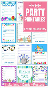Printable Invitations Fromtherookery Free Printable Party Invitations Free Printable Birthday Invitations Printable Invitations Subscribe to the free printable newsletter.