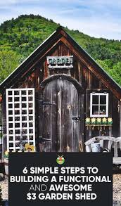 I love their projects since they are generally very thorough. 6 Simple Steps To Building A Diy Garden Shed For 3