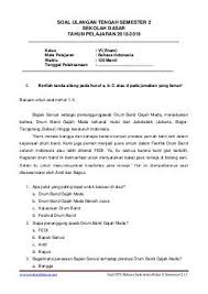 Soal Uts Bahasa Indonesia Kelas 6 Semester 2 Di 2020 Bahasa Indonesia Indonesia Pendidikan