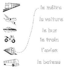 Worksheets French Transportation French Worksheets Worksheets For Kids French Tutorial