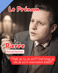 Welkom in de familie: Le prénom 😏 Beetje bij beetje zullen wrok en  onuitgesproken zaken aan het licht komen en zullen rekeningen worden  vereffend…. DO 20, VR 21 & ZA 22 maart