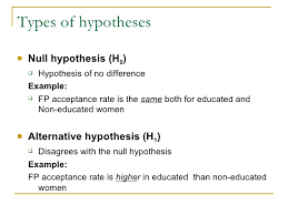 Sample null hypothesis research paper. Where Does The Hypothesis Go In A Research Paper How To Formulate An Effective Hypothesis
