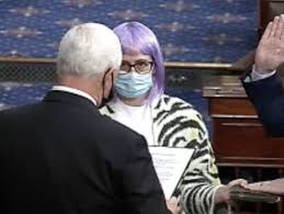 This is the official facebook page for u.s. Steven Dennis On Twitter This Is Kyrsten Sinema Staring At Mike Pence From Close Range While Wearing A Purple Wig And Yet There Was No Tear In The Space Time Continuum Https T Co Usfe3m7bqp