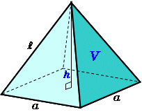 Calculates the volume, lateral and surface areas of a truncated square pyramid given the base and top sides, and height. Volume Of A Square Pyramid Given Base And Lateral Sides Calculator High Accuracy Calculation