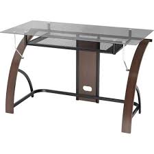 Best Buy Z Line Designs Claremont Computer Desk Rectangle Table Top Zl810 01du Glass Computer Desks Best Home Office Desk Glass Top Desk
