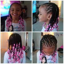Pin By Ebony Cooley On Dinner Lil Girl Hairstyles Hair Styles Little Girl Braids