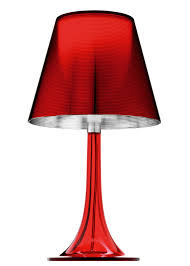 Flos Miss K 17 H Table Lamp With Empire Shade Red Table Lamp Flos Table Lamps Table Lamp