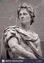 Gaius Julius Caesar 100 – 44 BC Roman emperor general statesman ( Roman,  Italy, ) by Nicolas Coustou 1658–1733 Baroque France Stock Photo - Alamy