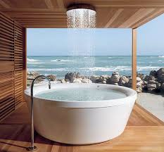 40 Stunning Luxury Bathrooms With Incredible Views My Dream Home Dream House Outdoor Bathrooms