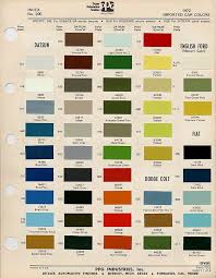 Nissan Colour Chart British Automotive