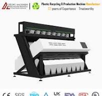 High Capacity Fully Automatic Plastic Chips Fragment Sorting Equipment  Mixed Plastic Pet PP PE PVC ABS Flakes Color Sorter Machine
