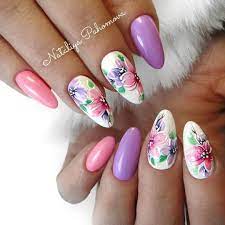Gélové nechty nápady zhromažďované pre vás. Floral Nails Ideas 2020 Floral Nail Art Floral Nails Nail Art Diy