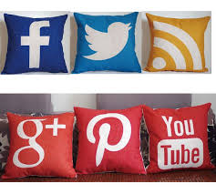 Youtube Pillow Covergoogle Youtube Pillow Case Social Media Etsy Pillow Cases Pillow Covers Pillows