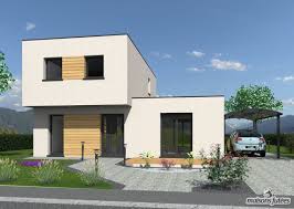 Louane Est Une Maison A Etage De Style Contemporain A Toit Plat Proposant Au Rdc Une Cuisine Ouverte Sur Sejour De De 4 Maison A Etage Maison Moderne Maison