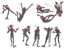 The Art Of Spiderman Into The Spider Verse Iamag Master Classes 20 Spiderman Drawing Spiderman Poses Spiderman Art