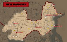I've seen all collectibles location like this in a gta v trainer and was wondering if there's the same for rdr2. Red Dead Redemption 2 New Hanover World Atlas Map Red Dead Redemption 2 Guide Gamepressure Com