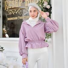 Lihat promo | cek stok. Wholesale Fashion Blouse Tops For Muslim Women Katlina Shopee Malaysia