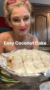 ‼️SHARE this recipe ‼️, Here’s an easy recipe for coconut cake. This summer  dessert is even more delicious with each day that passes. Keep it in the  refrigerator and let the flavors soak up in this ...