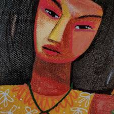 Benditas são as que amam, cuidam e protegem. Essa é a pintura que criei  para #exposição @mil.marias que fica aberta ao público até o dia 19 deste  mês São 18 artistas mulheres