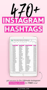 The Ultimate Instagram Hashtag Library Free Instant Download Hashtag Instagram Gain Instagram Followers Best Instagram Hashtags