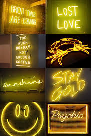 Yellow neon good vibes wallpaper. Pin By Bia On Btww Yellow Aesthetic Pastel Wallpaper Iphone Neon Iphone Wallpaper Yellow