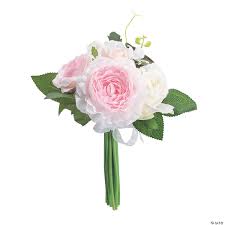 Cheap bouquets with peacock feathers, buy quality fabric computer directly from china bouquet stand suppliers: Pink Rose Hydrangea Faux Floral Bouquet Oriental Trading