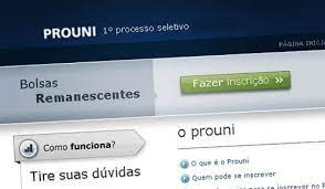Nome da escola de conclusão do ensino médio. Bolsas Remanescentes Prouni 2021