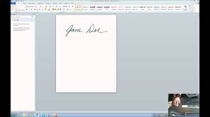3 the 'signature setup' window appears. Accessibility How To Make Your Signature Electronic And Insert It Into A Document Youtube