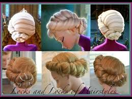 Elsa S Hairstyle From Frozen Elsa Hair Hair Styles Disney Hairstyles