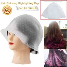 To dye the hair you do not use a cap or cover. Quality Silicone Dye Hat Cap W Hook For Hair Coloring Highlighting Hairdressing Ebay