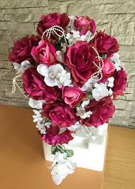 Das zusammenspiel der farben weiß und grün sorgt für ein frisches und frühlingshaftes aussehen. Brautstrauss Hochzeitsstrauss Pink Weiss Blumenstrauss Hochzeit Ebay