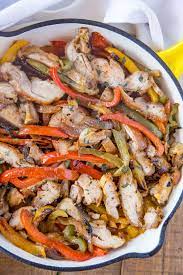 20 Minute Chicken Fajitas (One Skillet!) - Dinner, Then Dessert