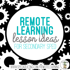 Remote Learning Ideas For Secondary Special Education Life Skills Classroom Special Education Lesson Plans Classroom Jobs