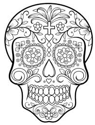Customize the letters by coloring with markers or pencils. Sugar Skull Coloring Pages Skull Coloring Pages Sugar Skull Drawing Skull Drawing