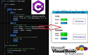 call a c# console app from vba my