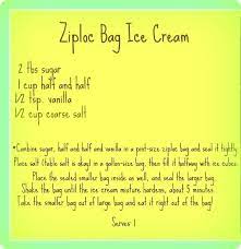 Step 3 rock the bag back and forth (do not shake) until. Ziploc Bag Ice Cream Icecream In A Bag Ice Cream Recipes Homemade Ice Cream