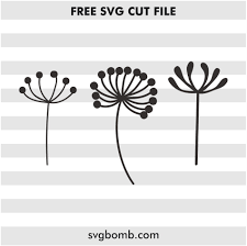 Dandelion Svg Cut File Svgbomb Com