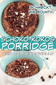 Leckerer Schokoladen Kokos Haferflocken Pudding Pudding Hafer Eine Prise Lecker Lecker Gesundes Essen Rezepte Essen Rezepte