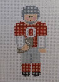 What you will receive is a 6 page pdf file containing: Needlepoint Ohio State Buckeyes Stadium Player Cross Stitch Cross Stitching Canvas Crafts