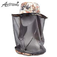 Aetrends Net Yarn Anti Mosquito Sun Hats For Women Men 2017 Summer Hat Travel Sunscreen Cap Z 5092 Like It Visi Sun Hats For Women Hats For Women Summer Hats