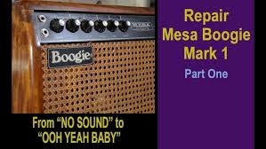 Let's Repair and make Safe this Mesa Boogie Mk I