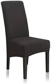 Large exclusiv ottensarndt solid oak double extending dining table and 8x chairs. Stretch Dining Chair Slipcovers Xl Oversized Removable Washable Soft Spandex Extra Large Dining Room Chair Covers For Kitchen Hotel Table Banquet Solid Color 4 Per Set Black Buy Online At Best Price In