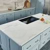 It closely resembles marble but it has the durability of quartz. 1