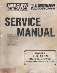 Mercury Mariner Outboards Service Manual