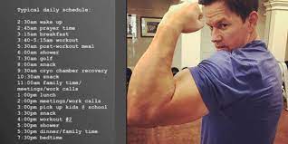 Workouts, cryo recovery, and lots of food. Mark Wahlberg Reveals His Surprising Daily Prayer Routine